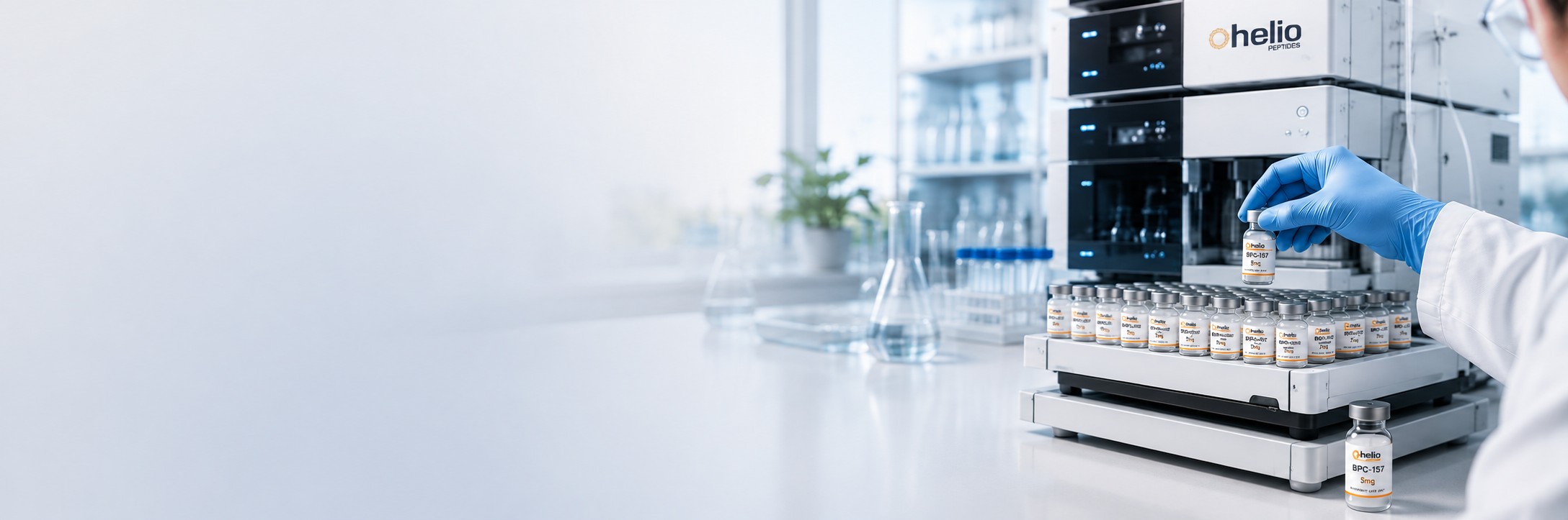 Analytical laboratory — analysis of research materials